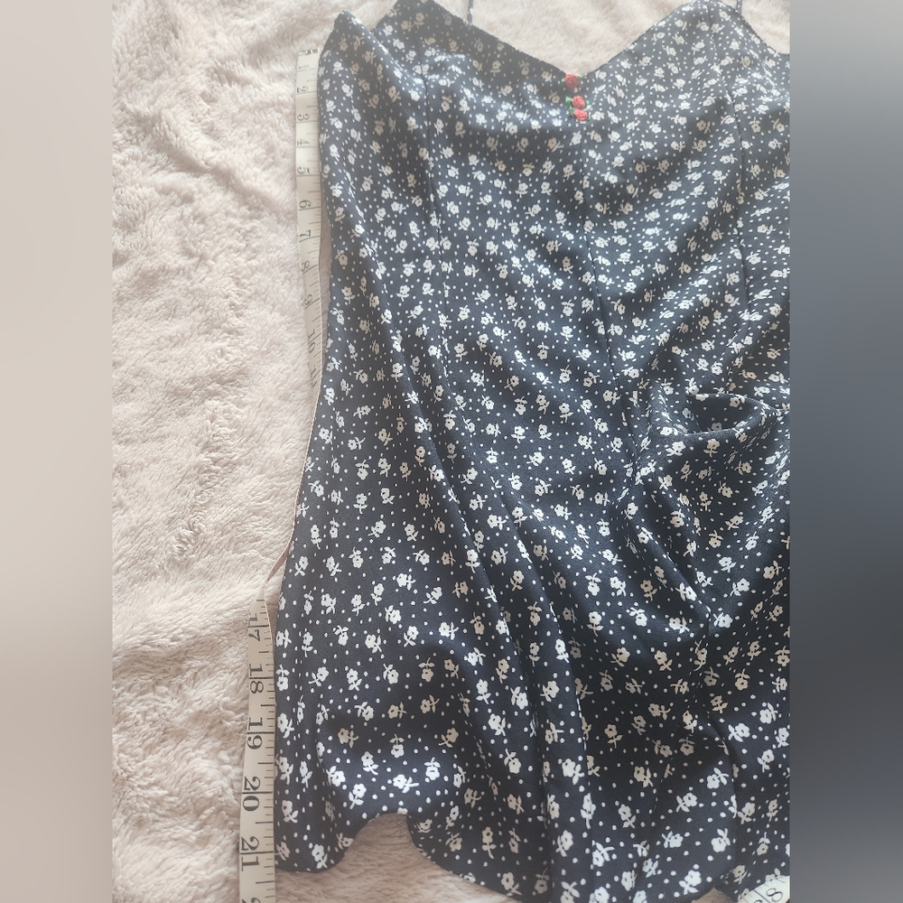 Vintage Amelia's Blue & White‎ Floral Loungewear With Matching Robe LG - Picture 9 of 9